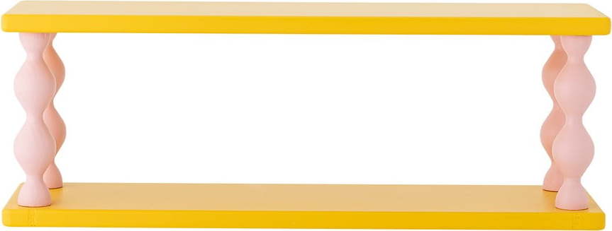 Žlutá patrová dětská police 60 cm Bibiola – Bloomingville Mini Bloomingville Mini