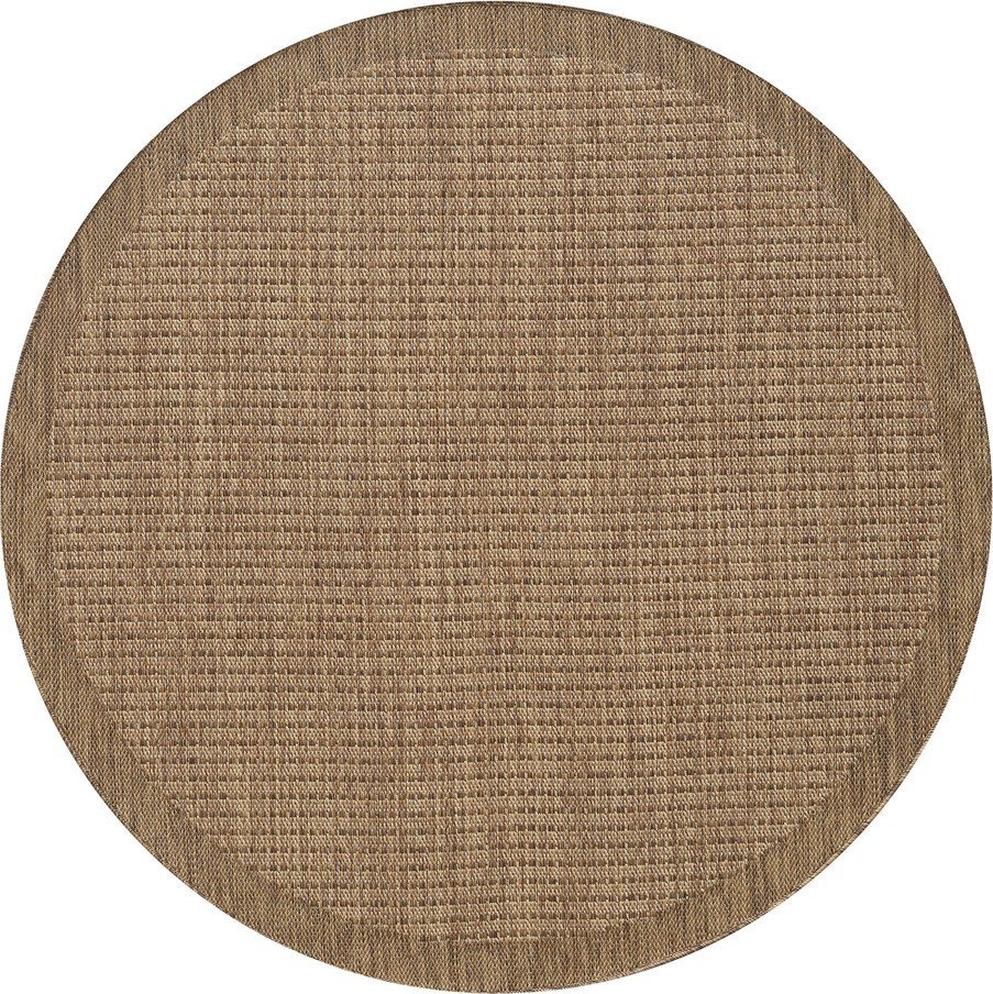Kulatý vnitřní a venkovní koberec v přírodní barvě ø 120 cm Giza 1410 – Ayyildiz Carpets Ayyildiz Carpets