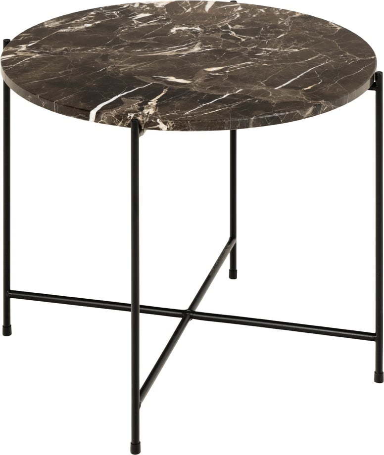 Kulatý odkládací stolek s mramorovou deskou ø 52 cm Avila – Actona Actona