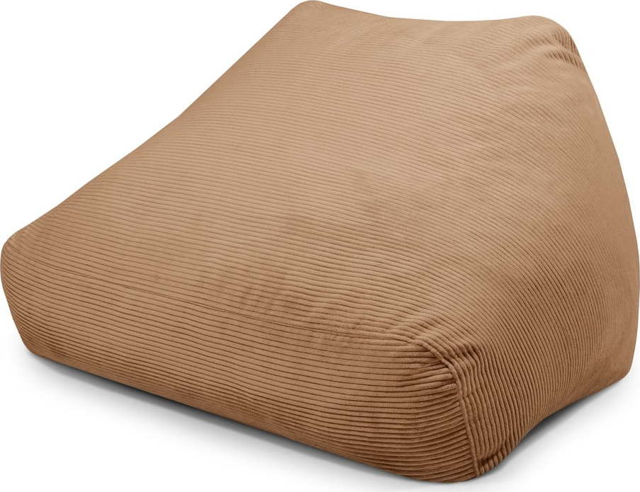 Hnědý manšestrový sedací vak Sofa Snug – SLOWDOWN SLOWDOWN