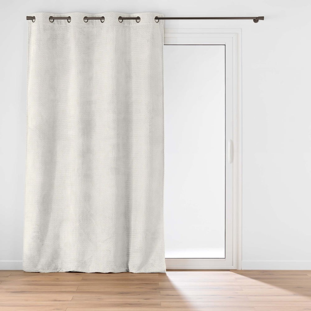 Krémový závěs z mikroflanelu 140x240 cm Flanela – douceur d'intérieur Douceur d intérieur