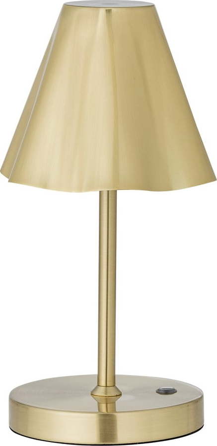 LED stolní lampa v mosazné barvě s kovovým stínidlem (výška 28 cm) Lianna – Bloomingville Bloomingville