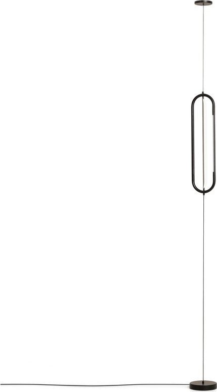 Černá LED stojací lampa (výška 300 cm) Bow – Kave Home Kave Home