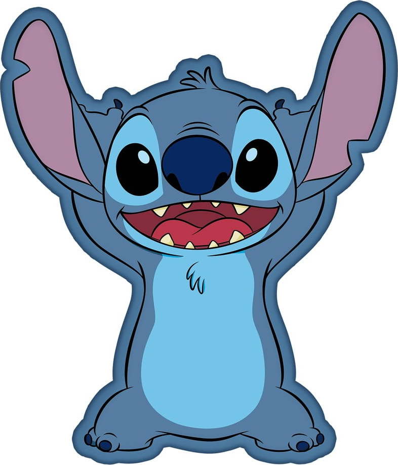 Fleecový dětský polštářek 30x35 cm Lilo and Stitch – Jerry Fabrics Jerry Fabrics