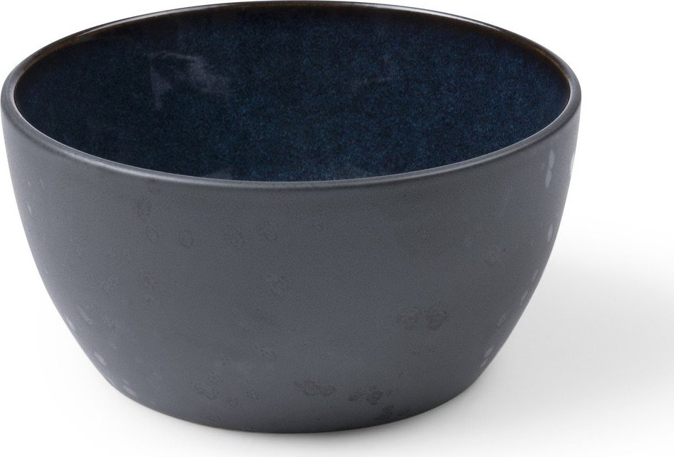 Černá/modrá miska z kameniny 600 ml Gastro Dark Blue/Black – Bitz Bitz