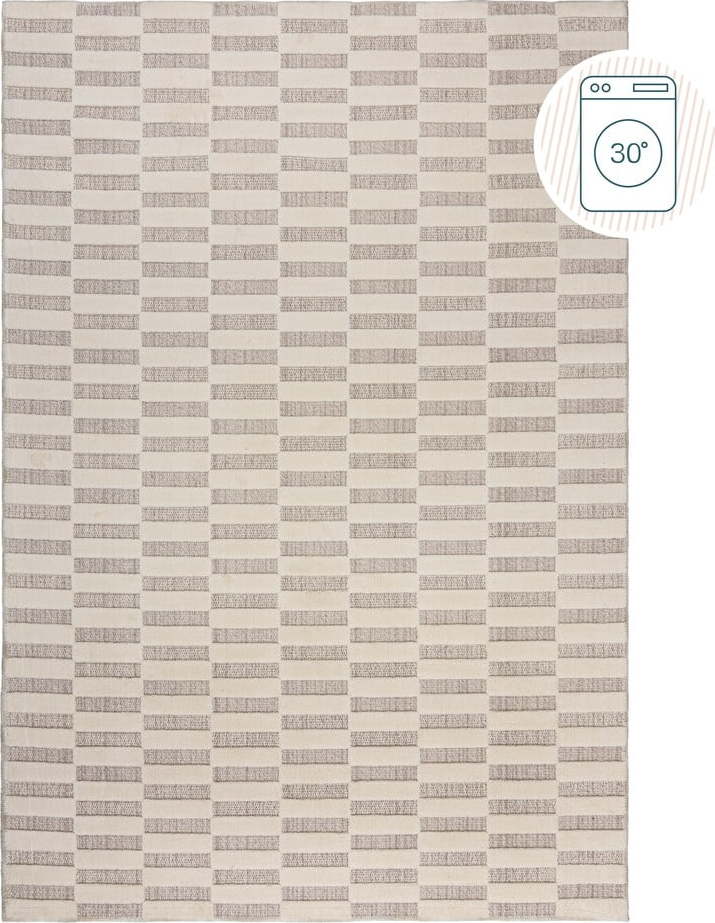 Šedobéžový pratelný koberec 116x170 cm Marlowe – Flair Rugs Flair Rugs