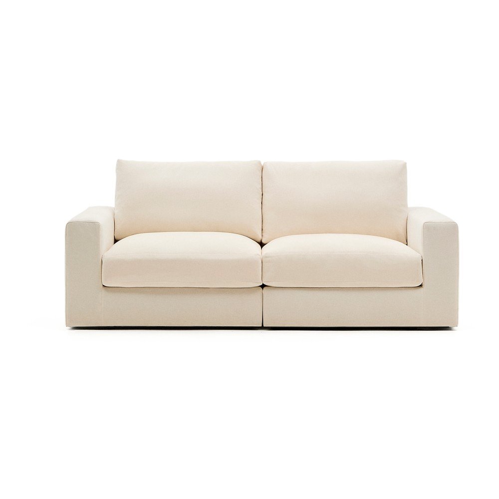 Béžová žinylková pohovka 220 cm Alea – Kave Home Kave Home