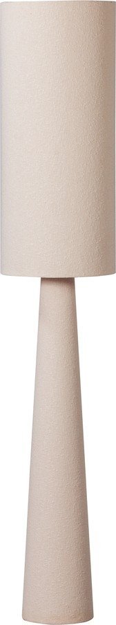 Béžová stojací lampa s textilním stínidlem (výška 187 cm) Loft – WOOOD WOOOD