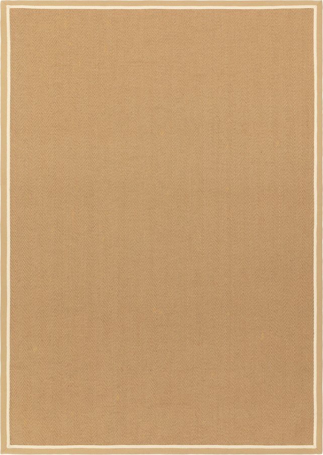 Oboustranný/ručně tkaný jutový koberec v přírodní barvě 240x340 cm Bordo Herringbone Linen – Asiatic Carpets Asiatic Carpets