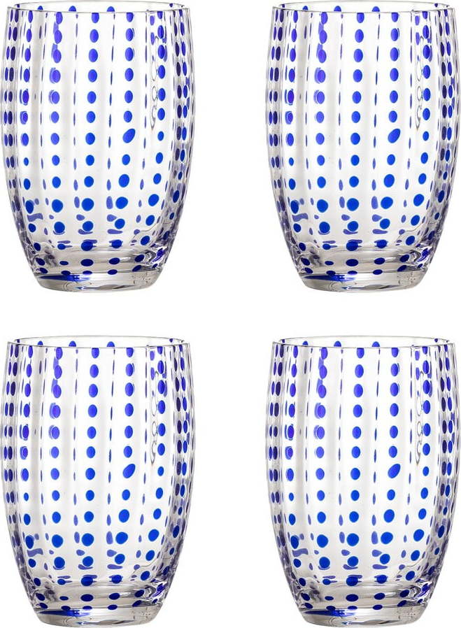 Sklenice v sadě 4 ks 350 ml Brinley – Bloomingville Bloomingville