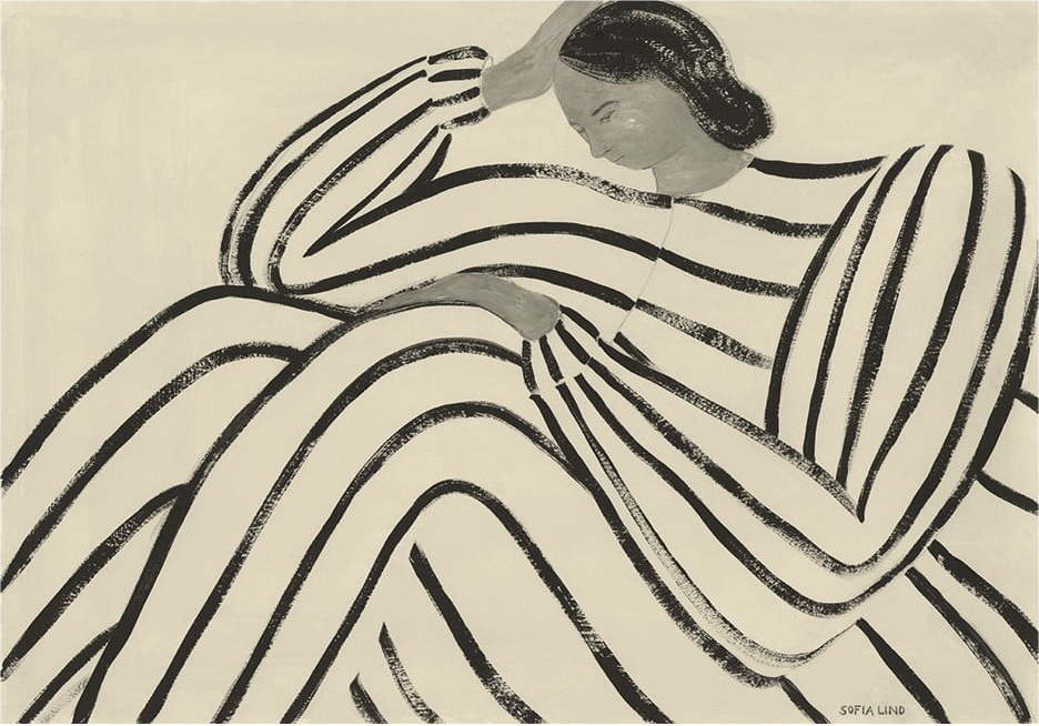 Plakát 100x70 cm Waiting – Sofia Lind – The Poster Club The Poster Club