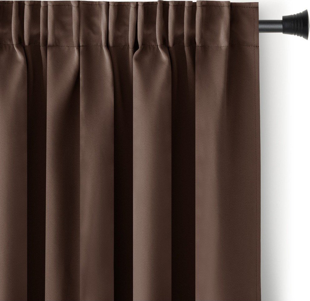 Hnědý dimout závěs 200x245 cm Kierra – Restilo Restilo