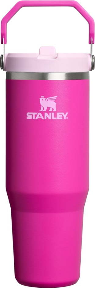 Růžová termoska z nerezové oceli 890 ml The IceFlow™ Flip Straw 2.0 Cherry Blossom – Stanley Stanley