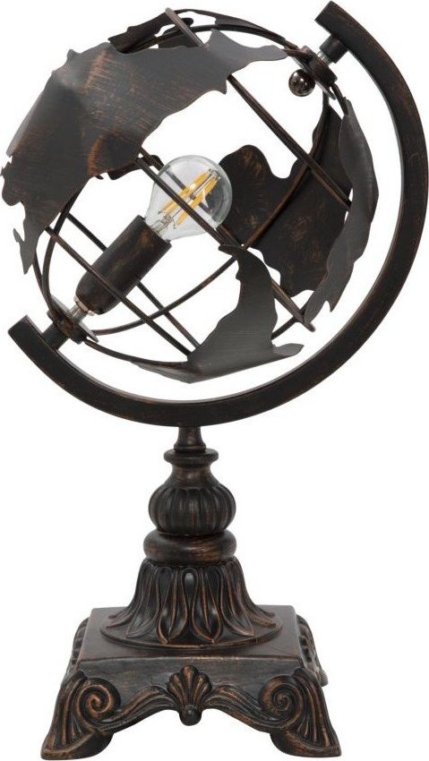 Černá stolní lampa s kovovým stínidlem (výška 40 cm) World Industry – Mauro Ferretti Mauro Ferretti