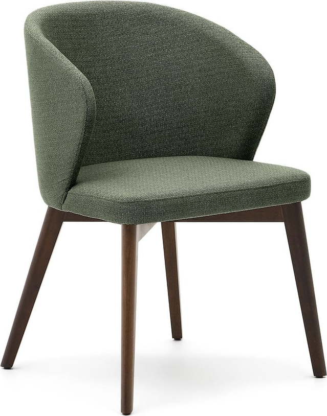 Tmavě zelené čalouněné jídelní křeslo Darice – Kave Home Kave Home