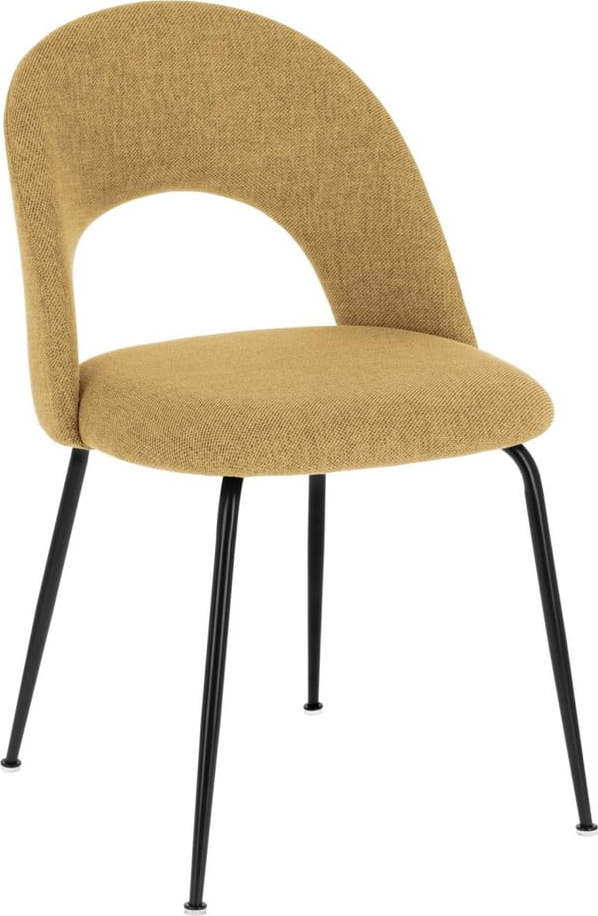 Jídelní židle v hořčicové barvě Mahalia – Kave Home Kave Home