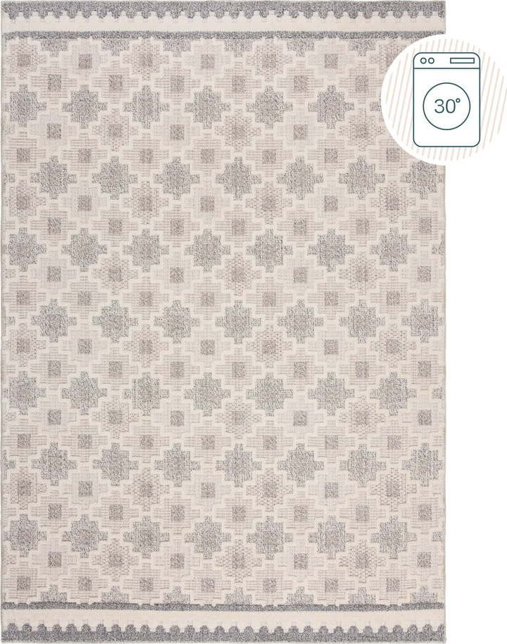 Šedobéžový pratelný koberec 78x150 cm Graysen – Flair Rugs Flair Rugs