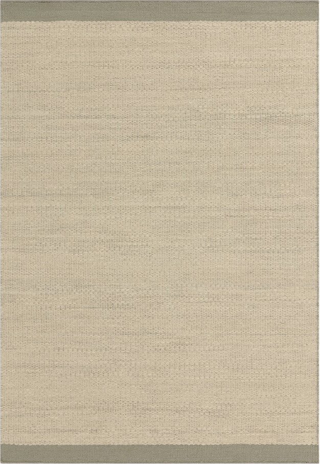Krémový/šalvějově zelený ručně tkaný vlněný koberec 120x170 cm Lima Sage – Asiatic Carpets Asiatic Carpets