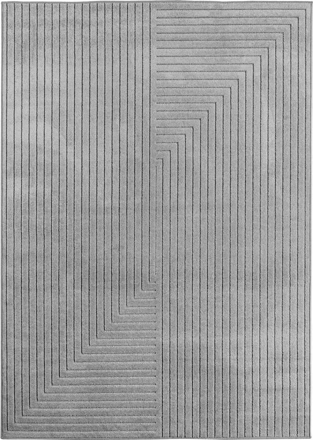 Šedý vnitřní a venkovní koberec 80x150 cm Nova 1202 – Ayyildiz Carpets Ayyildiz Carpets