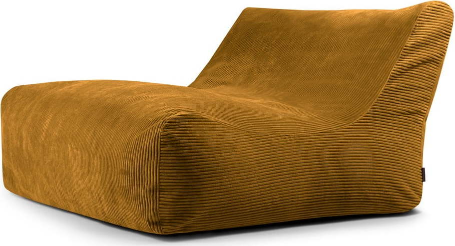 Manšestrový sedací vak v hořčicové barvě Sofa Lounge – SLOWDOWN SLOWDOWN