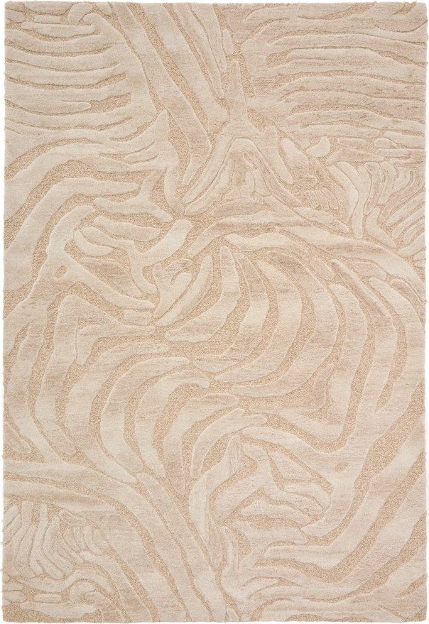 Béžový ručně tkaný koberec s příměsí vlny 200x300 cm Tribet – Kave Home Kave Home