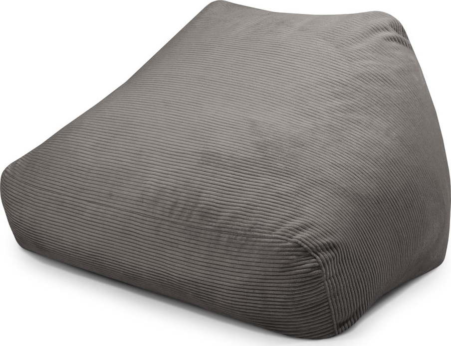 Tmavě šedý manšestrový sedací vak Sofa Snug – SLOWDOWN SLOWDOWN