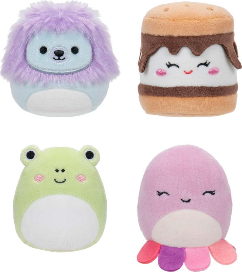 Plyšové hračky v sadě 4 ks Micromallows 4Pack – SQUISHMALLOWS SQUISHMALLOWS