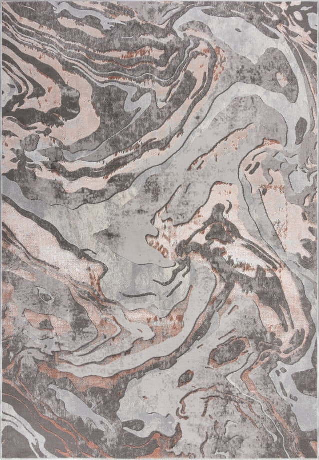 Šedo-béžový koberec 80x150 cm Marbled – Flair Rugs Flair Rugs