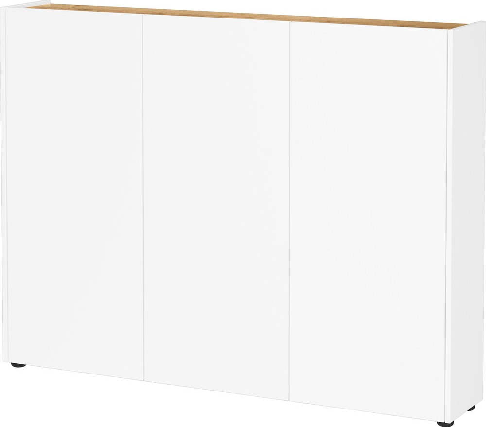 Bílá skříňka v dekoru dubu 138x105x25 cm Libbiano – Germania Germania