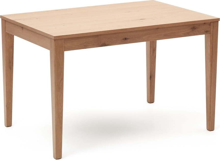 Rozkládací jídelní stůl s přídavnou deskou v dekoru dubu 80x120 cm Yain – Kave Home Kave Home
