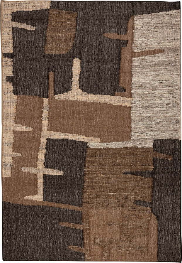 Hnědý vlněný koberec 160x230 cm Briton – Dutchbone Dutchbone