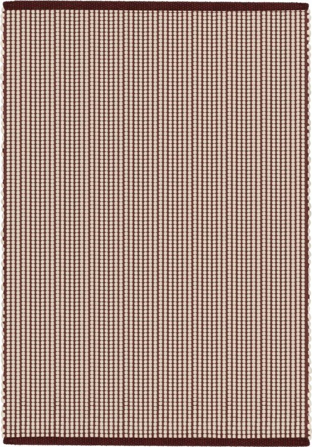 Vínový/v přírodní barvě ručně tkaný vlněný koberec 170x240 cm Talo – noo.ma NOO.MA