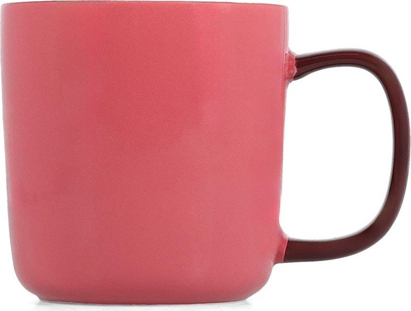 Růžový hrnek z kostního porcelánu 370 ml Mae – ONA ONA