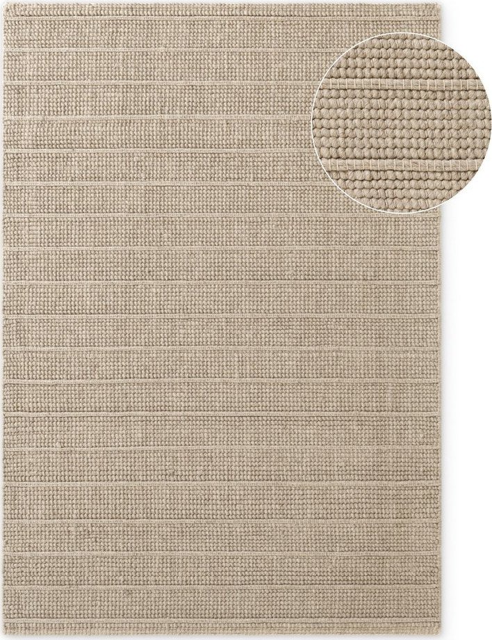 Béžový ručně tkaný vlněný koberec 200x300 cm Camden Parker – Ted Baker Ted Baker