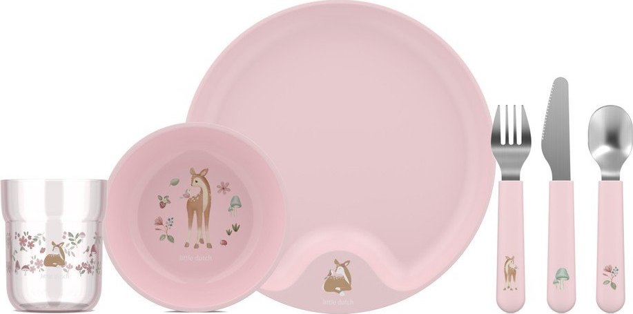Plastová dětská jídelní sada 6 ks Fairy Garden – Mepal Mepal