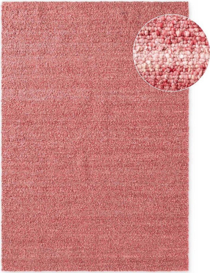 Tmavě růžový ručně tkaný koberec z materiálu bouclé 200x290 cm Notting Hill Portobello – Ted Baker Ted Baker