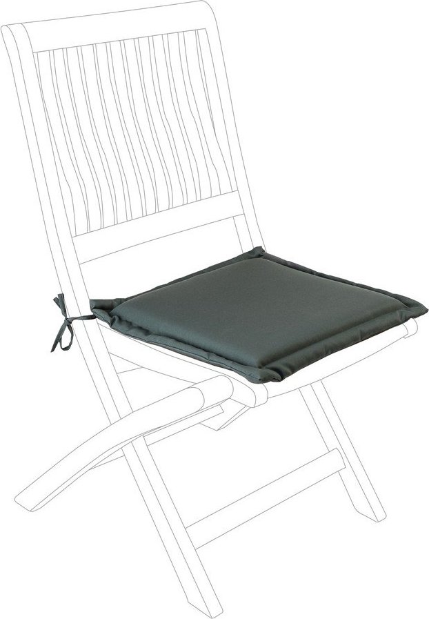 Antracitový zahradní podsedák 42x42 cm – Yes Everyday Yes Everyday
