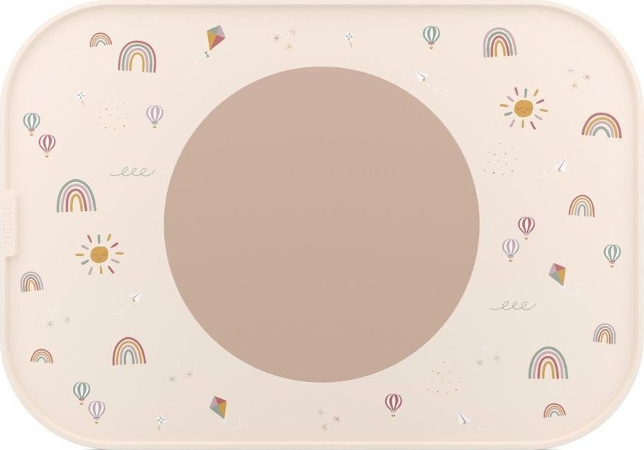 Látkové/silikonové dětské prostírání 28x40 cm Sunshine & Rainbow – Mepal Mepal
