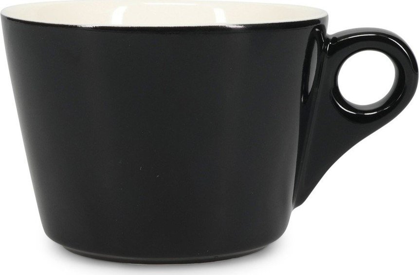 Černý porcelánový šálek na latte 280 ml Barista – BonBistro BonBistro