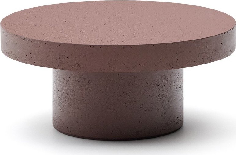 Betonový kulatý zahradní konferenční stolek ø 66 cm Aiguablava – Kave Home Kave Home