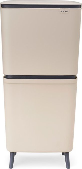 Béžový plastový odpadkový koš 25+10+10 l na tříděný odpad SortUp Recycle Hi – Brabantia Brabantia