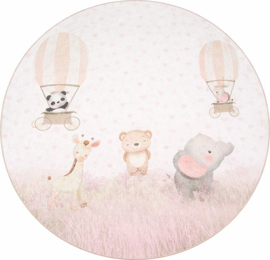 Pratelný dětský koberec ø100 cm Dainty Animals – Mila Home Mila Home