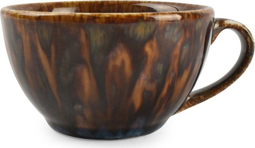 Hnědý porcelánový šálek na cappuccino 200 ml Resto – BonBistro BonBistro