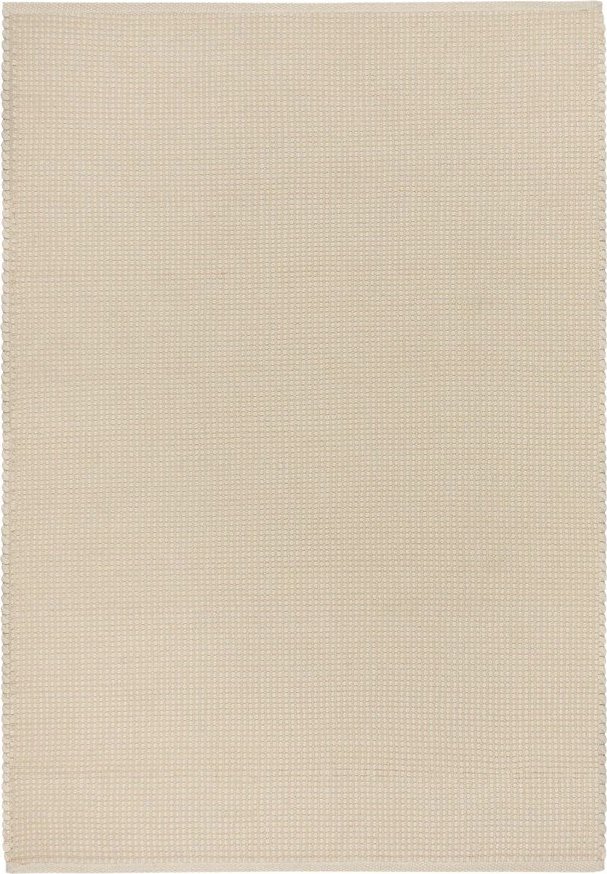 Béžový ručně tkaný vlněný koberec 140x200 cm Talo – noo.ma NOO.MA