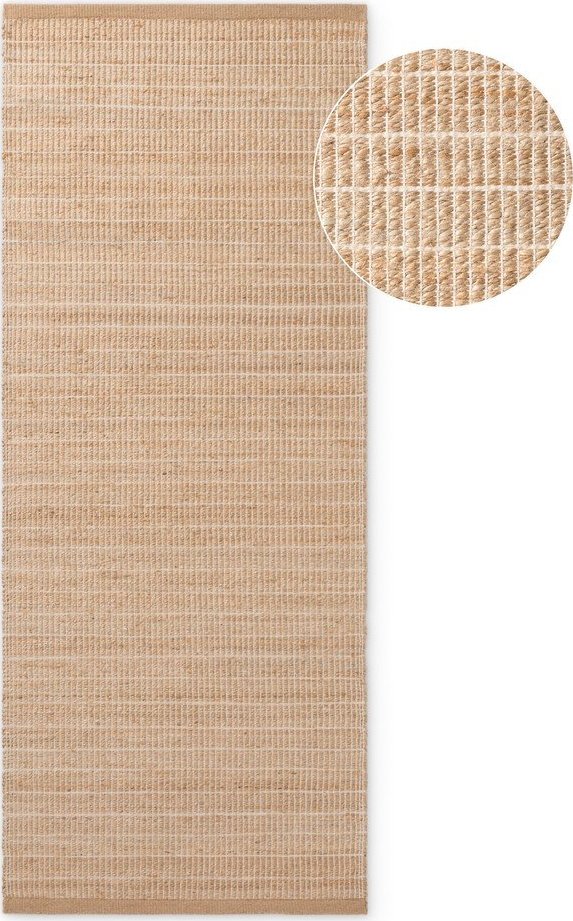 Oboustranný/ručně tkaný běhoun s příměsí juty v přírodní barvě 80x300 cm Birka – Villeroy&Boch Villeroy & boch