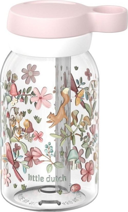 Růžová plastová dětská lahev 450 ml Fairy Wonders – Mepal Mepal