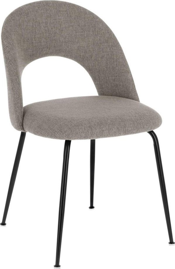 Šedá čalouněná jídelní židle Mahalia – Kave Home Kave Home