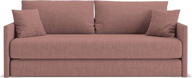 Růžová žinylková rozkládací pohovka 209 cm Shannon – Cosmopolitan Design Cosmopolitan design