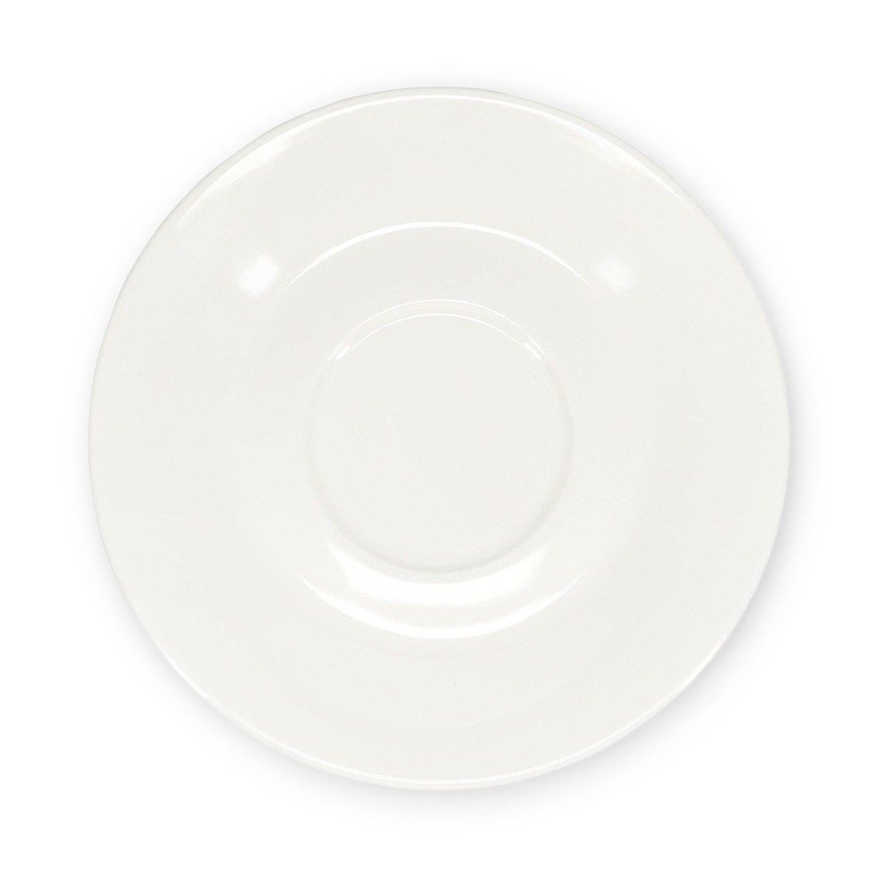 Bílý porcelánový podšálek ø 15
