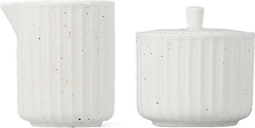 Set cukřenky a konvičky na mléko Ora Gloss – Salt&Pepper Salt&Pepper